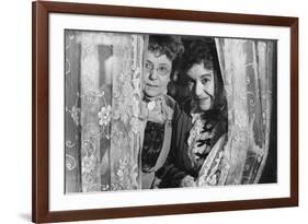 Josephine Hull, Jean Adair, Arsenic and Old Lace, 1944-null-Framed Photographic Print