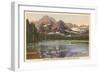 Josephine Lake, Glacier Park, Montana-null-Framed Art Print