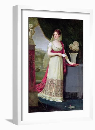 Josephine Tasher De La Pagerie (1763-1814) Empress of France, 1808-Antoine-Jean Gros-Framed Giclee Print