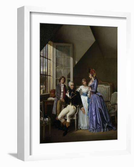 Josephine Visiting Her Husband Alexandre de Bauharnais-Jean Louis Victor Viger du Vigneau-Framed Giclee Print