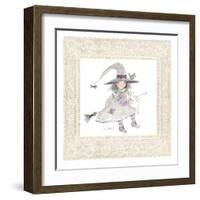 Joséphine (with border)-Diane Ethier-Framed Art Print