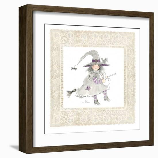 Joséphine (with border)-Diane Ethier-Framed Art Print