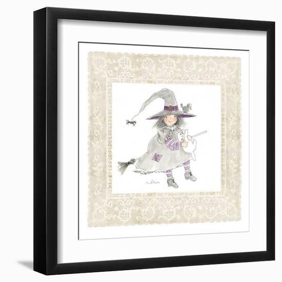 Joséphine (with border)-Diane Ethier-Framed Art Print