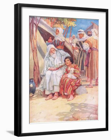 Josephs Coat of Many Colours-Arthur A. Dixon-Framed Giclee Print