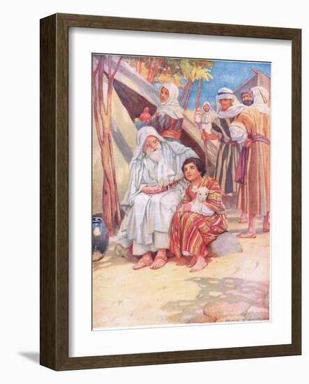 Josephs Coat of Many Colours-Arthur A. Dixon-Framed Giclee Print