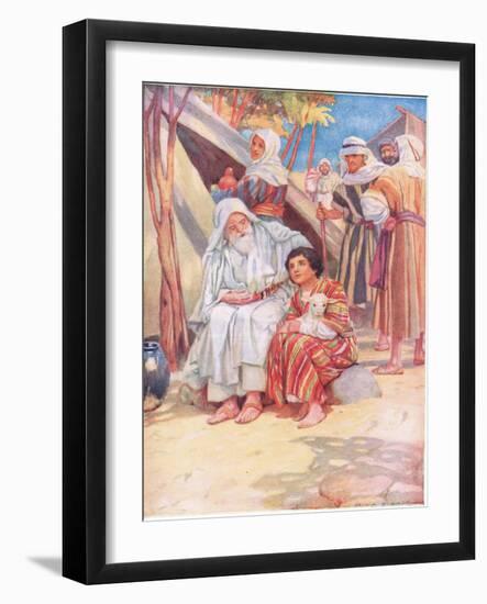 Josephs Coat of Many Colours-Arthur A. Dixon-Framed Giclee Print