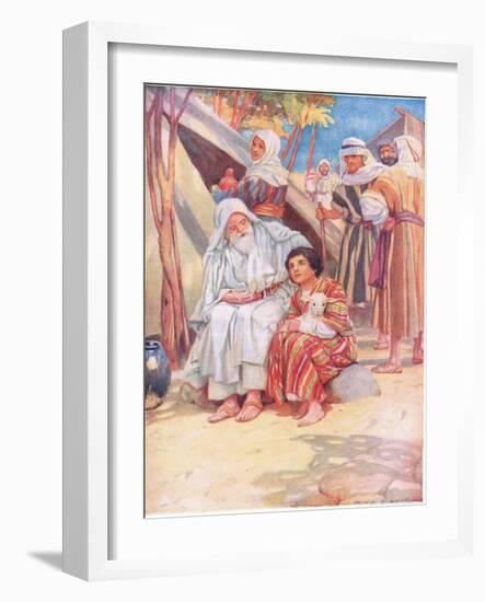 Josephs Coat of Many Colours-Arthur A. Dixon-Framed Giclee Print