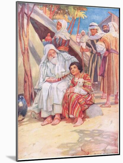 Josephs Coat of Many Colours-Arthur A. Dixon-Mounted Giclee Print