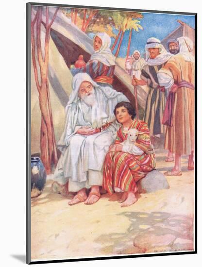 Josephs Coat of Many Colours-Arthur A. Dixon-Mounted Giclee Print