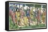 Joshua 10:16-27: the execution of the five kings-Unknown-Framed Stretched Canvas