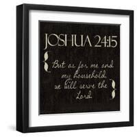 Joshua 24-15-Taylor Greene-Framed Art Print