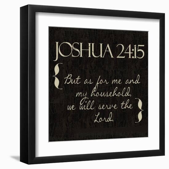 Joshua 24-15-Taylor Greene-Framed Art Print