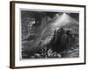 Joshua at Gibeon-John Martin-Framed Art Print