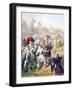 Joshua at the Head of the Israelite Army in Front of the Walls of Jericho-null-Framed Giclee Print