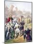 Joshua at the Head of the Israelite Army in Front of the Walls of Jericho-null-Mounted Giclee Print