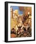 Joshua at the Walls of Jericho-Mcbride-Framed Giclee Print