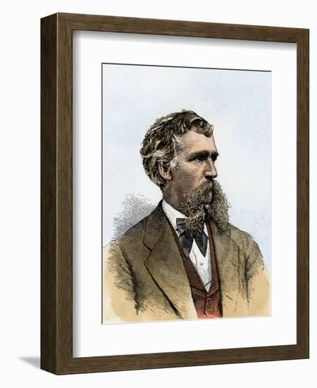 Joshua Chamberlain when President of Bowdoin College, 1870s-null-Framed Giclee Print