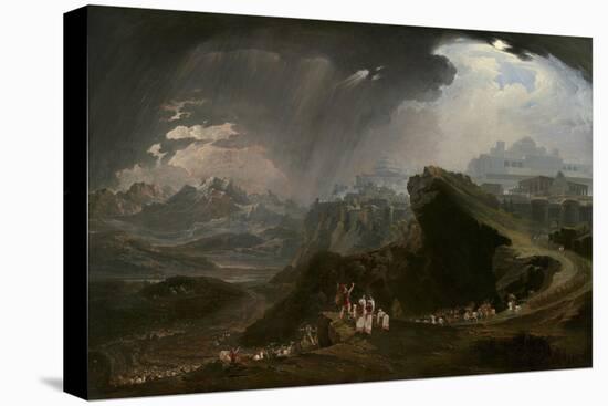 Joshua Commanding the Sun to Stand Still Upon Gibeon, 1816-John Martin-Stretched Canvas