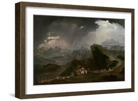 Joshua Commanding the Sun to Stand Still Upon Gibeon, 1816-John Martin-Framed Giclee Print