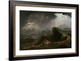 Joshua Commanding the Sun to Stand Still Upon Gibeon, 1816-John Martin-Framed Giclee Print