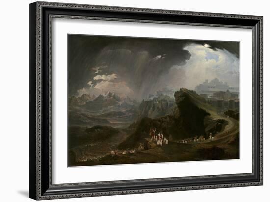 Joshua Commanding the Sun to Stand Still Upon Gibeon, 1816-John Martin-Framed Giclee Print