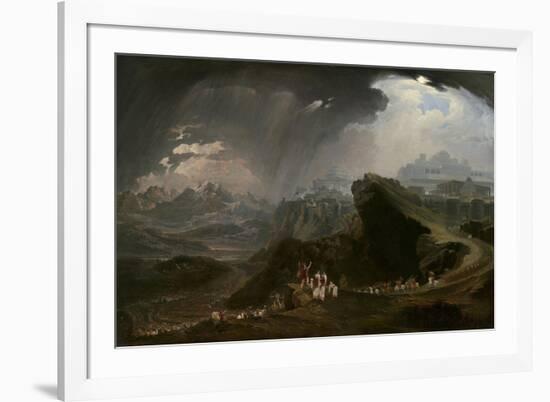 Joshua Commanding the Sun to Stand Still Upon Gibeon, 1816-John Martin-Framed Giclee Print