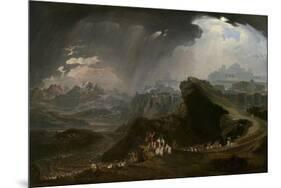 Joshua Commanding the Sun to Stand Still Upon Gibeon, 1816-John Martin-Mounted Giclee Print