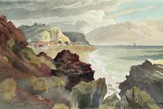 Beach Scene, Hastings-Joshua Cristall-Stretched Canvas