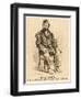 Joshua "Emperor" Norton I Claimant to the Imperial Throne of North America-W. Harland-Framed Art Print