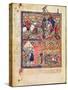 Joshua, from the Morgan Picture Bible, c.1244-54-null-Stretched Canvas