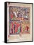 Joshua, from the Morgan Picture Bible, c.1244-54-null-Framed Stretched Canvas