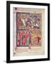 Joshua, from the Morgan Picture Bible, c.1244-54-null-Framed Giclee Print