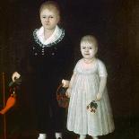 Edward and Sarah Rutter, C1805-Joshua Johnson-Mounted Giclee Print