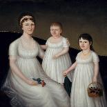 Edward and Sarah Rutter, C1805-Joshua Johnson-Framed Stretched Canvas