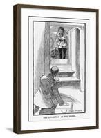Joshua Slocum is Visited by the Ghost of the Pilot of Columbuss Pinta-Thomas Fogarty-Framed Art Print