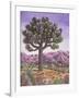 Joshua Tree and Coyote, 1983-Liz Wright-Framed Giclee Print