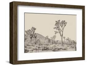 Joshua Tree II Neutral-Elizabeth Urquhart-Framed Photographic Print