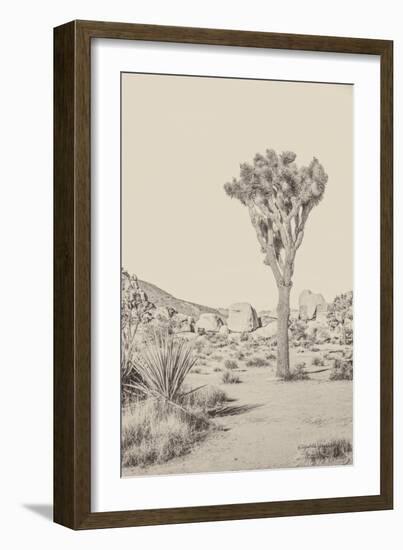 Joshua Tree III Neutral-Elizabeth Urquhart-Framed Photographic Print