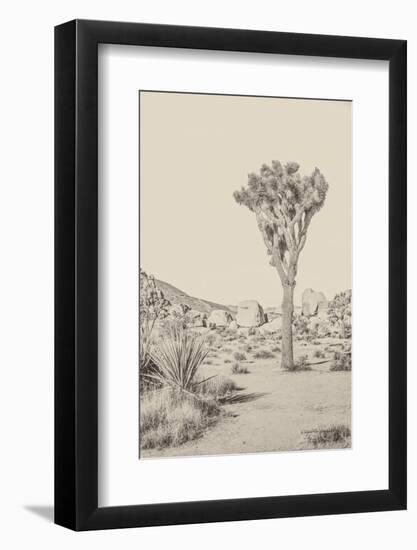 Joshua Tree III Neutral-Elizabeth Urquhart-Framed Photographic Print