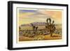 Joshua Trees-null-Framed Art Print