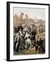 Joshua Urges on His Army Outside the Walls of Jericho, C1860-null-Framed Giclee Print