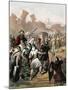 Joshua Urges on His Army Outside the Walls of Jericho, C1860-null-Mounted Giclee Print