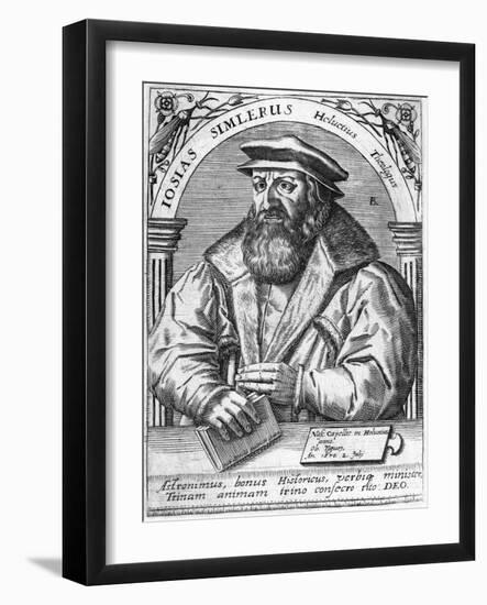 Josias Simler-Theodor De Brij-Framed Art Print