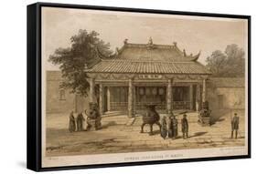 Joss-House at Ning-Bo-null-Framed Stretched Canvas