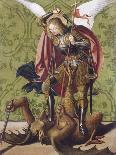 St. Michael Killing the Dragon-Josse Lieferinxe-Giclee Print