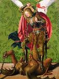 St. Michael Killing the Dragon-Josse Lieferinxe-Giclee Print