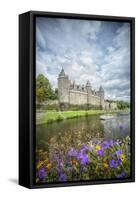 Josselin castle in Brittany-Philippe Manguin-Framed Stretched Canvas