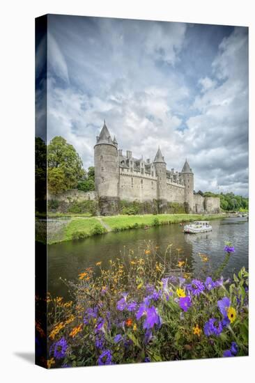 Josselin castle in Brittany-Philippe Manguin-Stretched Canvas