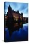 Josselin Castle Rises above the Oust River at Sunset. the 12Th-Century Castle, Whic..., 1988 (Photo-James L Stanfield-Stretched Canvas