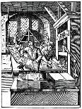 Printing Workshop, 16th Century-Jost Amman-Giclee Print